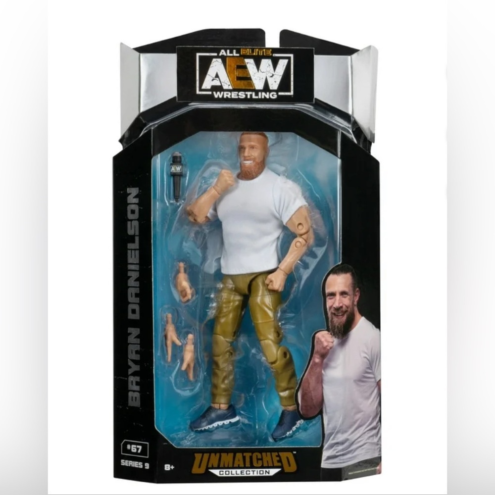 AEW Unmatched Bryan Danielson - 6 inch Figure with White T-Shirt
